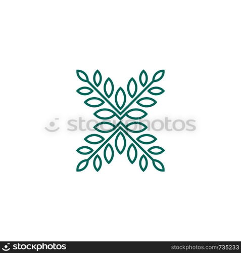 leaf logo template