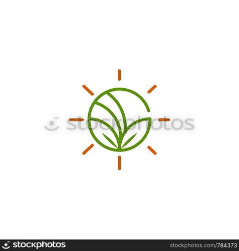 leaf logo template