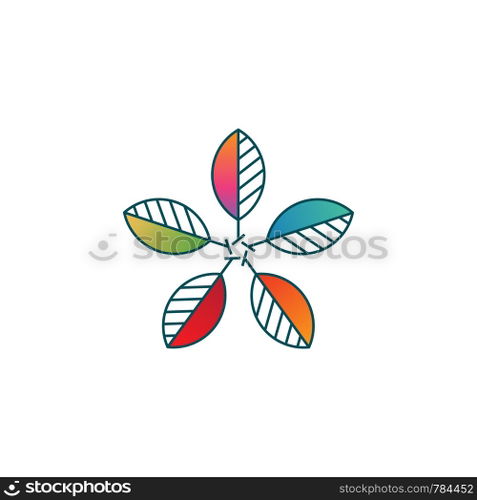 leaf logo template