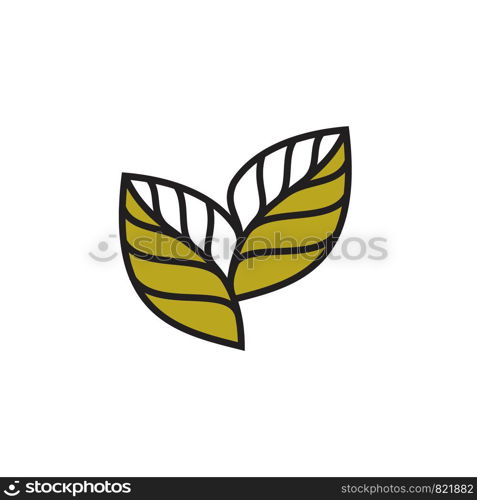 leaf logo template