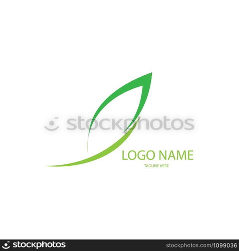 leaf logo vector
