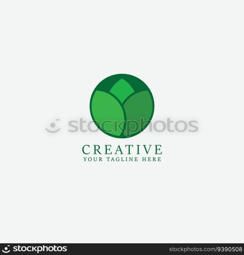 leaf logo vector