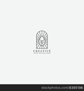 leaf logo vector