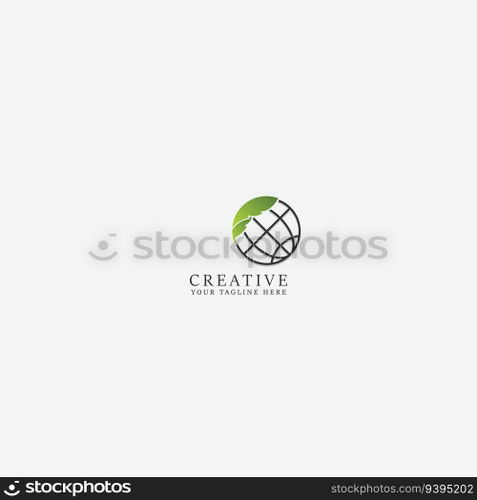 leaf logo vector