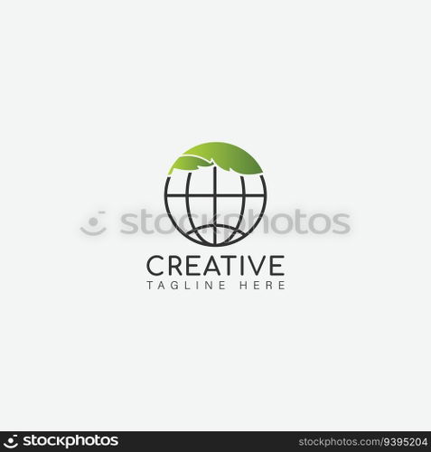 leaf logo vector