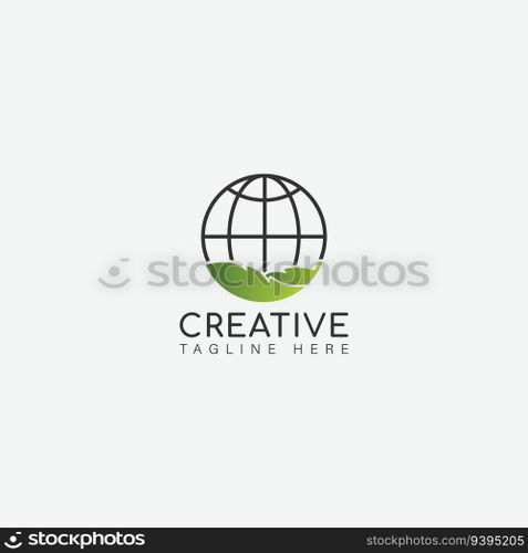 leaf logo vector