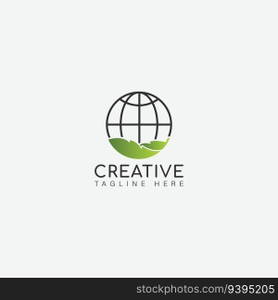 leaf logo vector