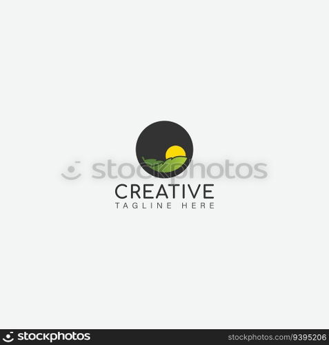 leaf logo vector