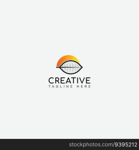 leaf logo vector