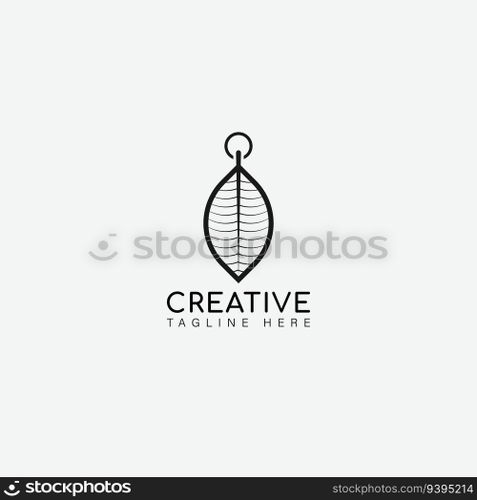 leaf logo vector