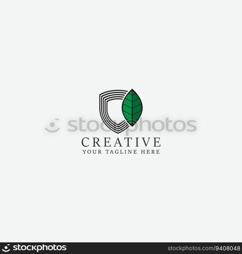 leaf logo vector