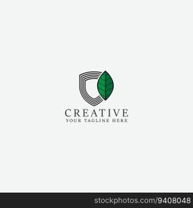 leaf logo vector