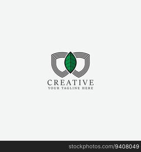 leaf logo vector