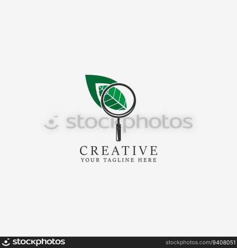 leaf logo vector