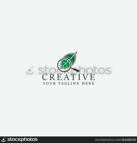 leaf logo vector