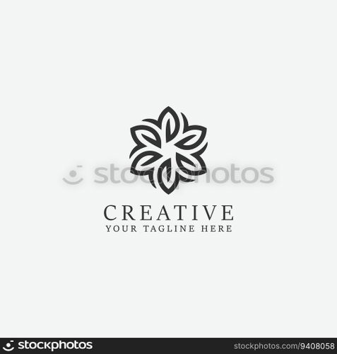 leaf logo vector