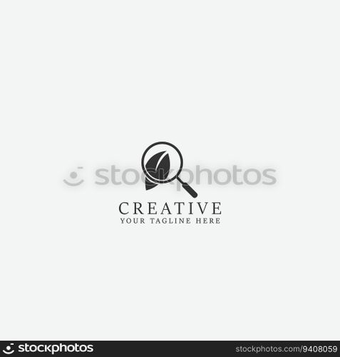 leaf logo vector