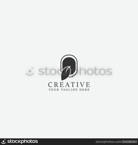 leaf logo vector