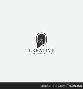 leaf logo vector