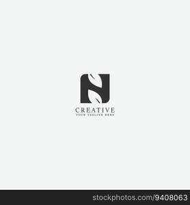 leaf logo vector