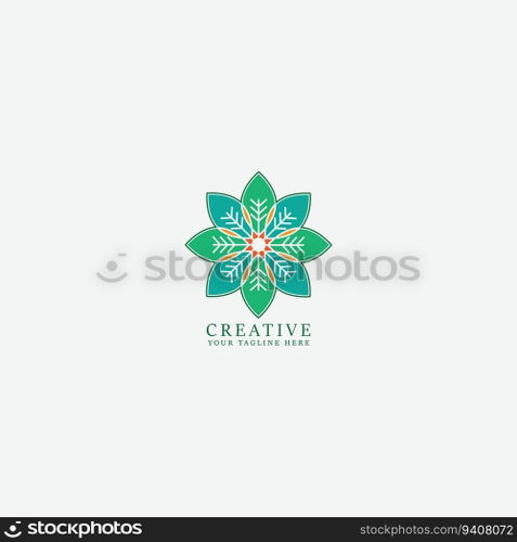 leaf logo vector