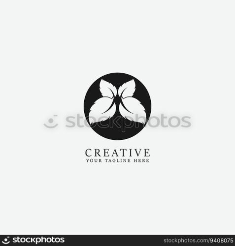 leaf logo vector