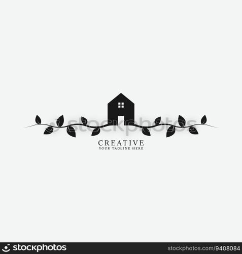 leaf logo vector