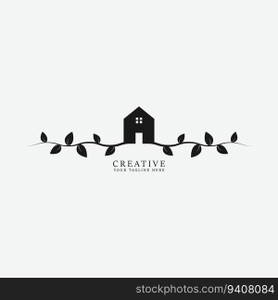 leaf logo vector