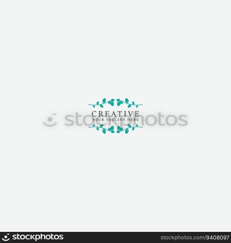 leaf logo vector