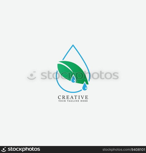 leaf logo vector