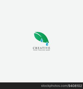 leaf logo vector
