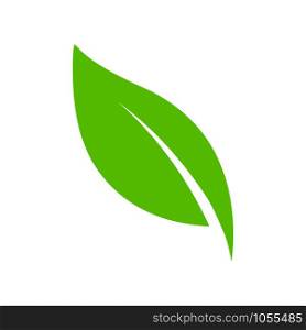 leaf logo vector design template