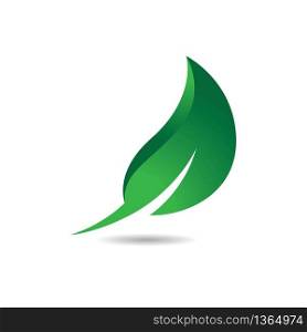 Leaf logo vector icon design