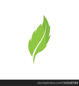 Leaf logo vector icon design template