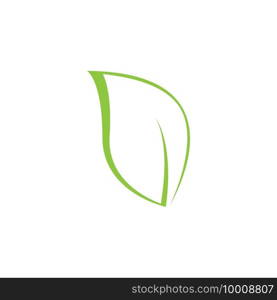 Leaf logo vector icon design template