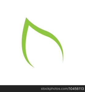 Leaf logo vector icon design template