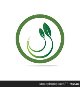 leaf Logo Vector illustration template - Vector