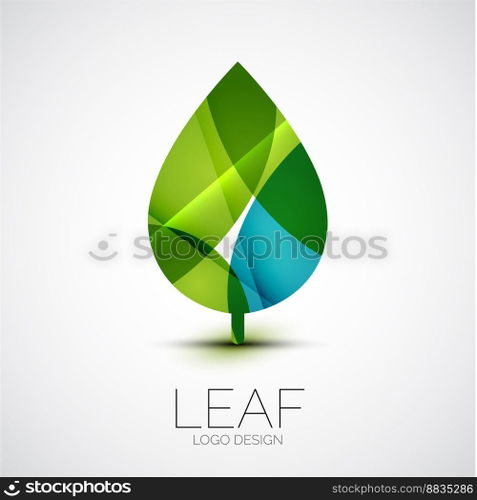 Leaf logo vector image