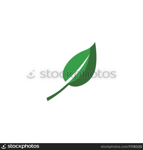 Leaf Mint Logo Template vector symbol nature