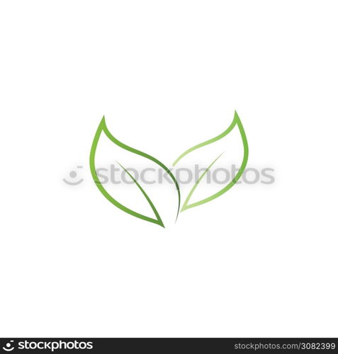 Leaf Mint Logo Template vector symbol nature