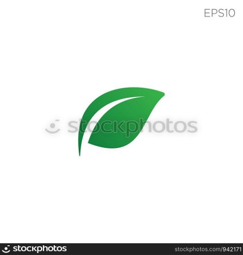 leaf nature eco logo template vector illustration icon element - vector. leaf nature eco logo template vector illustration icon element