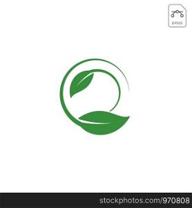 leaf nature logo concept vector icon isolated. leaf nature logo concept vector icon element isolated