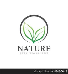 Leaf Nature Logo Design Vector