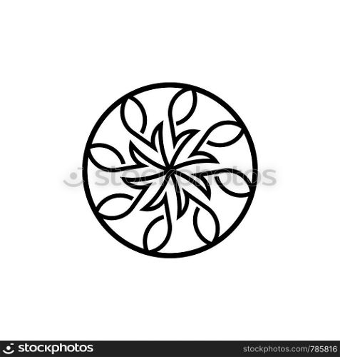 leaf of nature logo template