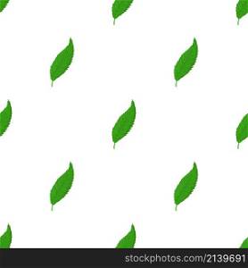 Leaf pattern seamless background texture repeat wallpaper geometric vector. Leaf pattern seamless vector