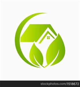 leaf roof housing home real estate residence residential image vector