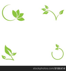 leaf&rsquo;s logo icon vector illustration template design