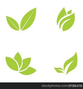 leaf’s logo icon vector illustration template design