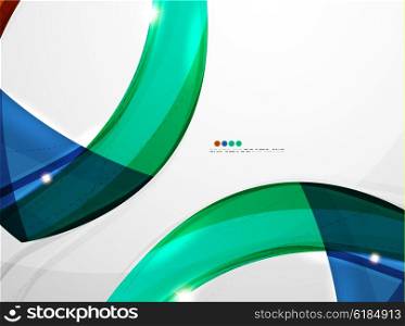 Leaf shape wave abstract background. Leaf shape wave abstract background. Wave elements with glossy light effects