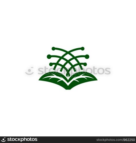 leaf tech logo template